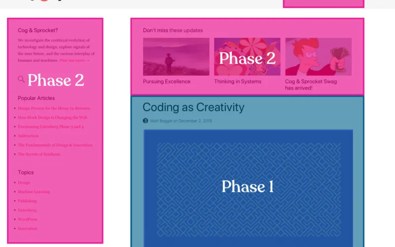 Fase 2 do projeto Gutenberg: Full Site Editing