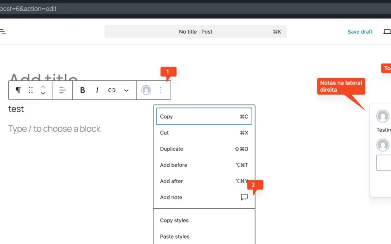 WordPress 6.9 introduz suporte a notas colaborativas na edição de conteúdo